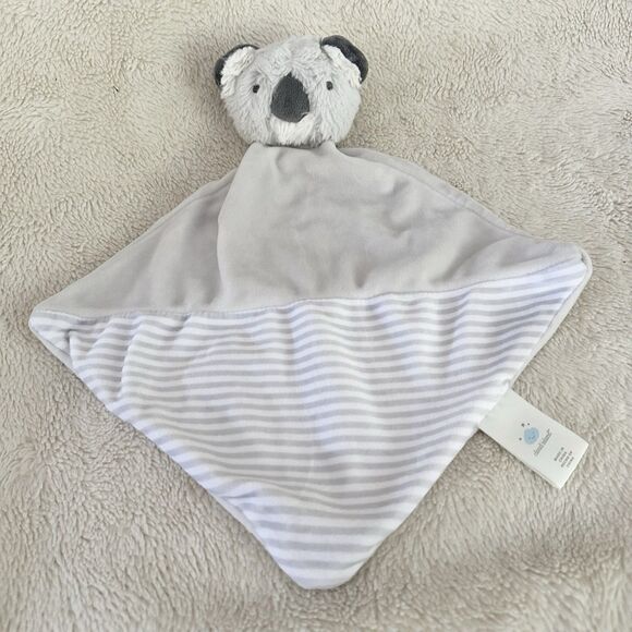 Cloud Island Koala Lovey Baby Toy Security Blanket Gray White Stripes Target - Picture 1 of 5